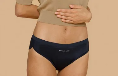 These period panties hold TWO tampons worth of blood