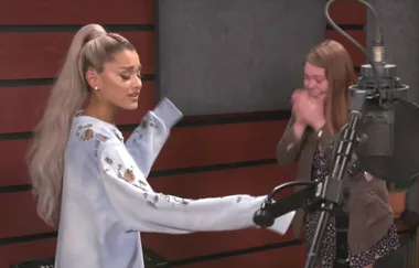 Ariana Grande surprising her fans will melt your cold heart