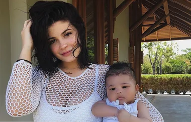 Kylie Jenner has already started photoshopping Stormi’s face