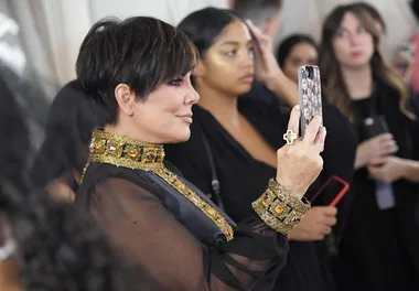 Kris Jenner was the ultimate proud mum at the Met Gala