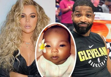 Khloe Kardashian’s boyfriend Tristan Thompson shares first photo with baby True