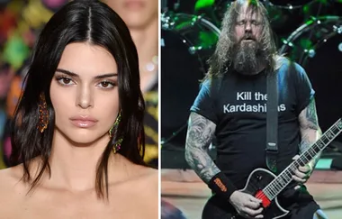 Kendall Jenner just met a man wearing a ‘Kill the Kardashians’ T-shirt