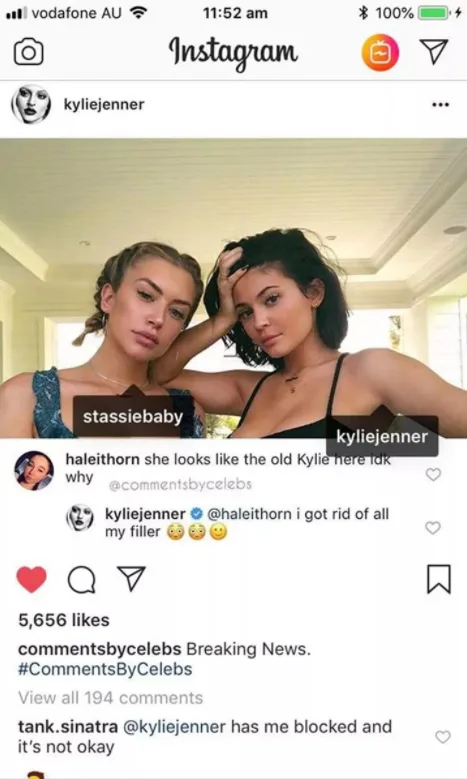 Kylie Jenner Insta