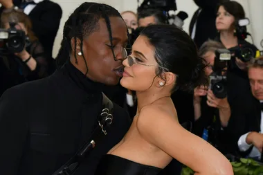 Kylie Jenner and Travis Scott look so loved-up in rare PDA shot