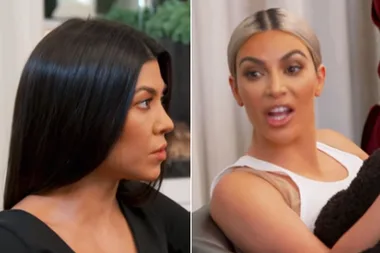 Kim Kardashian and Kourtney Kardashian went head-to-head on Twitter