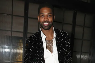 Tristan Thompson was spotted out with three mystery women