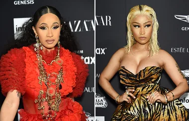 See the major bump on Cardi B’s head after she threw a shoe at Nicki Minaj