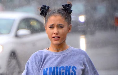 Ariana Grande caught crying in the rain for the first time since Mac Miller’s death