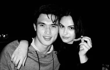 H E L P! Camila Mendes and Charles Melton spotted MAKING OUT
