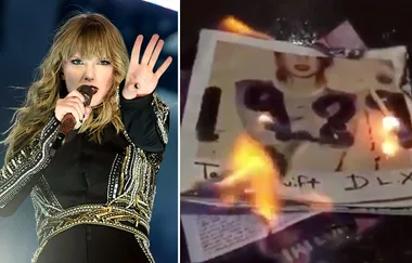 Republican Swifties are now burning their merch after her major political announcement