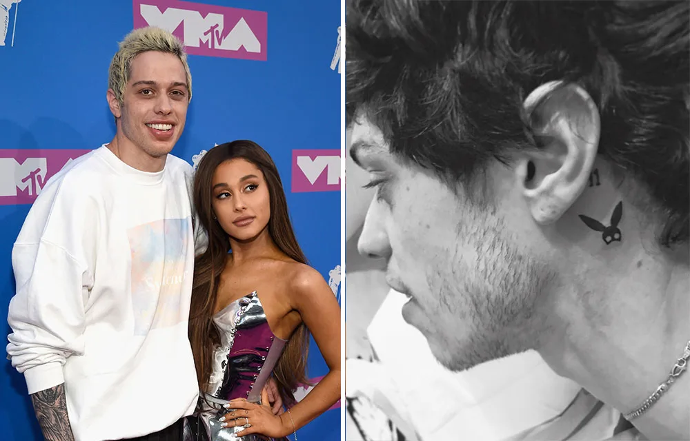 Pete Davidson removes Ariana Grande Dangerous Woman tattoo Girlfriend