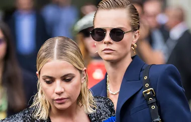 Ashley Benson caught completely freaking out over Cara Delevingne
