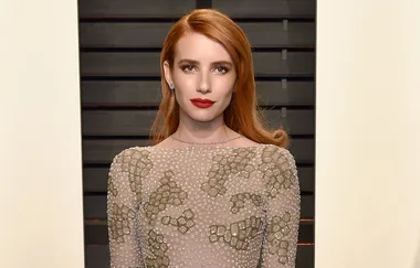 Emma Roberts Debuts New Dark Hair