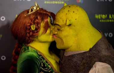 Heidi Klum’s annual Halloween costume is debuted as Shrek and Fiona and we cannot