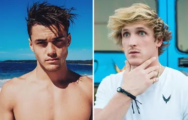 Grayson Dolan and Logan Paul are feuding over the California fires