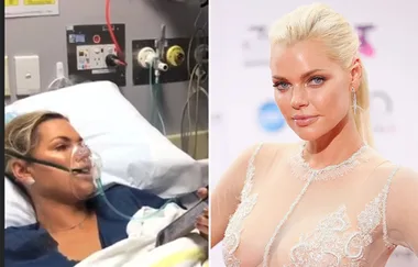 Sophie Monk has been hospitalised