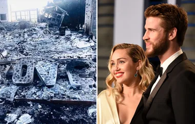 Liam Hemsworth shares what is left of his and Miley’s home and it’s devastating