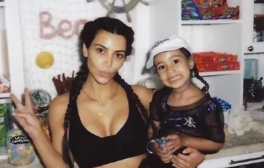 Kim Kardashian fans rage as she photoshops five-year-old North West to be slimmer
