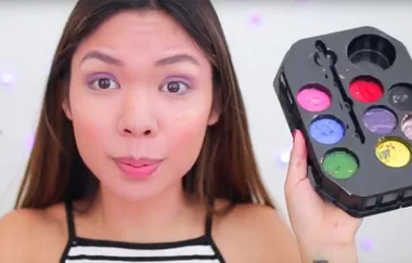 This YouTuber Does A Full Face Of Makeup Using Art Supplies