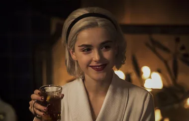Young Sabrina is cast in the CAOS Christmas special and she is Kiernan’s legit doppelgänger