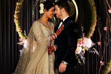 Watch Nick Jonas wipe away tears as he sees Priyanka Chopra walk down the aisle