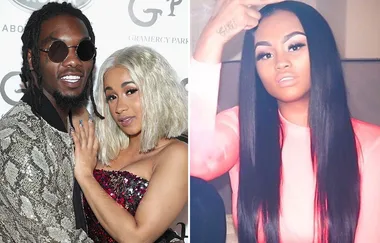 The model Offset cheated on Cardi B with has come forward apologising