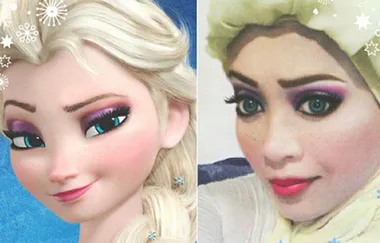 This Woman Uses Her Hijab To Transform Into Disney Princesses