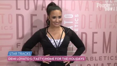 Demi Lovato Wishes Her Fans a Merry Christmas While Decorating Gingerbread House
