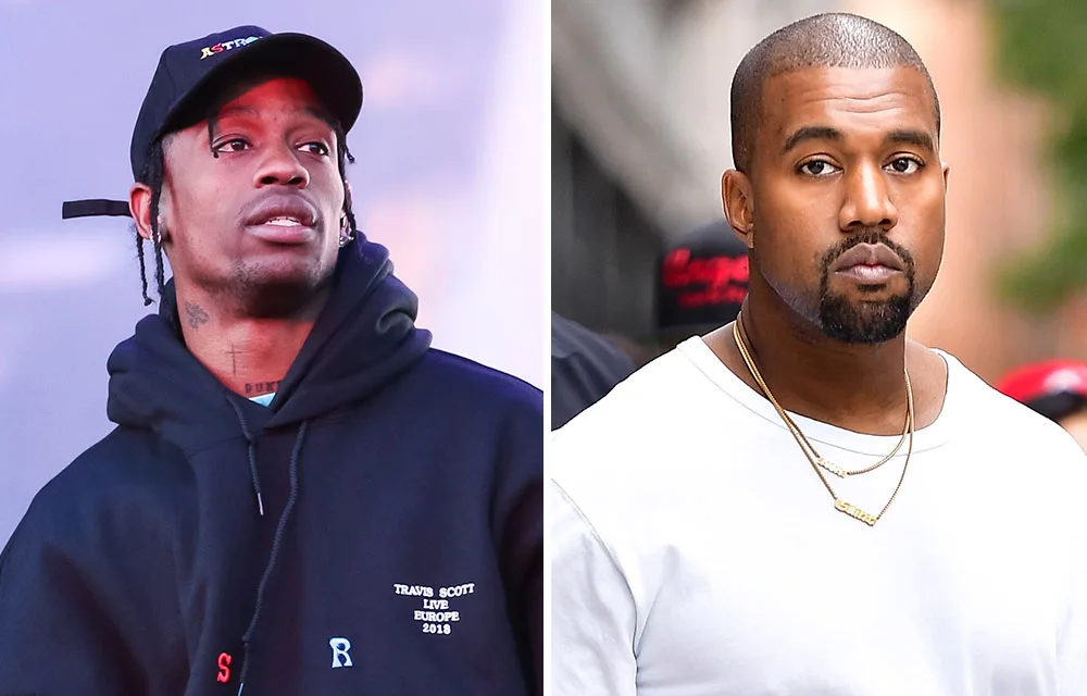 Kanye West is going OFF at brother-in-law Travis Scott right now