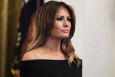 Melania Trump has blonde hair now and she looks totally different