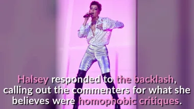 Halsey responded to backlash over her performance on The Voice, calling the criticism “homophobic”