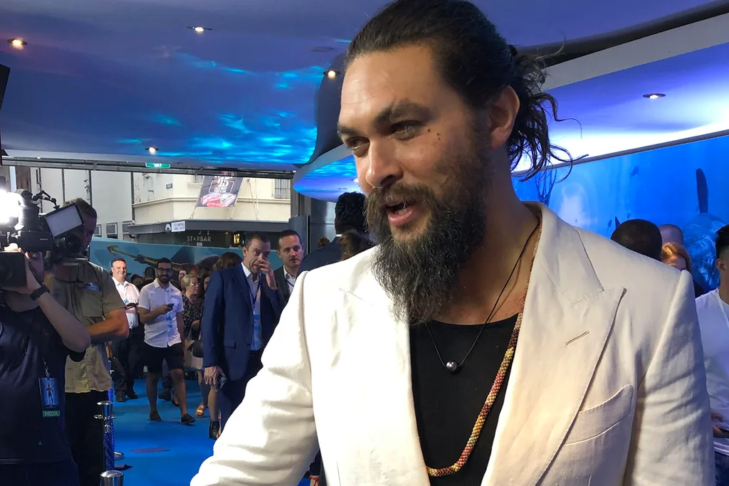 Jason on the blue carpet