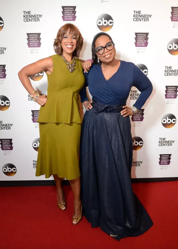 Gayle King and Oprah Winfrey