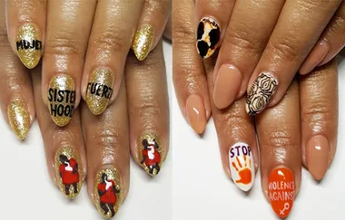 Political Art Is The Hottest Nail Trend Of 2017