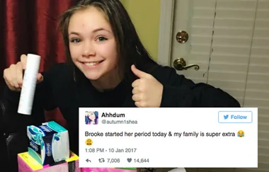 This Viral Teenager Celebrated Her First Period With One Helluva Party