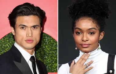 Charles Melton and Yara Shahidi making out is a mood
