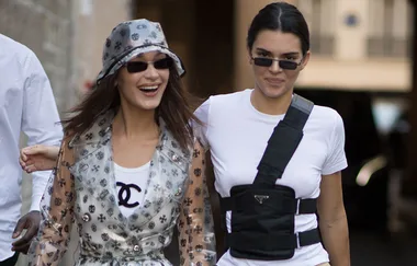 Bella Hadid has a fringe now just like Kendall Jenner