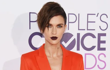 Ruby Rose has long, fiery red hair now
