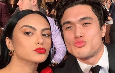 PSA: Charles Melton just got Camila Mendes’ name tattooed on his CHEST