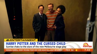 Stars of ‘Harry Potter and the Cursed Child’ chat to Sunrise