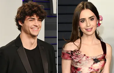 Noah Centineo and Lily Collins just walked the red carpet together as a COUPLE!