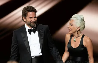 Bradley Cooper whispered the sweetest thing into Lady Gaga’s ear before their Oscars performance