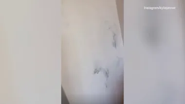 Kylie Jenner finally reveals what those dark splotches on her walls are