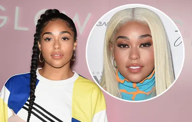 Jordyn Woods looks completely unrecognisable with LONG PLATINUM BLONDE hair!