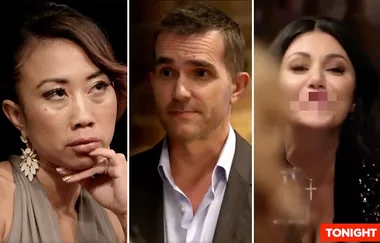WATCH John Aiken forced to intervene MAFS dinner party as Martha loses it at other couples