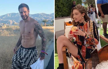 Gigi Hadid and Liam Payne get VERY cosy at a Coachella party…
