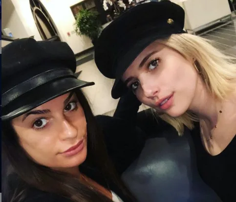 Lea Michele Emma Roberts