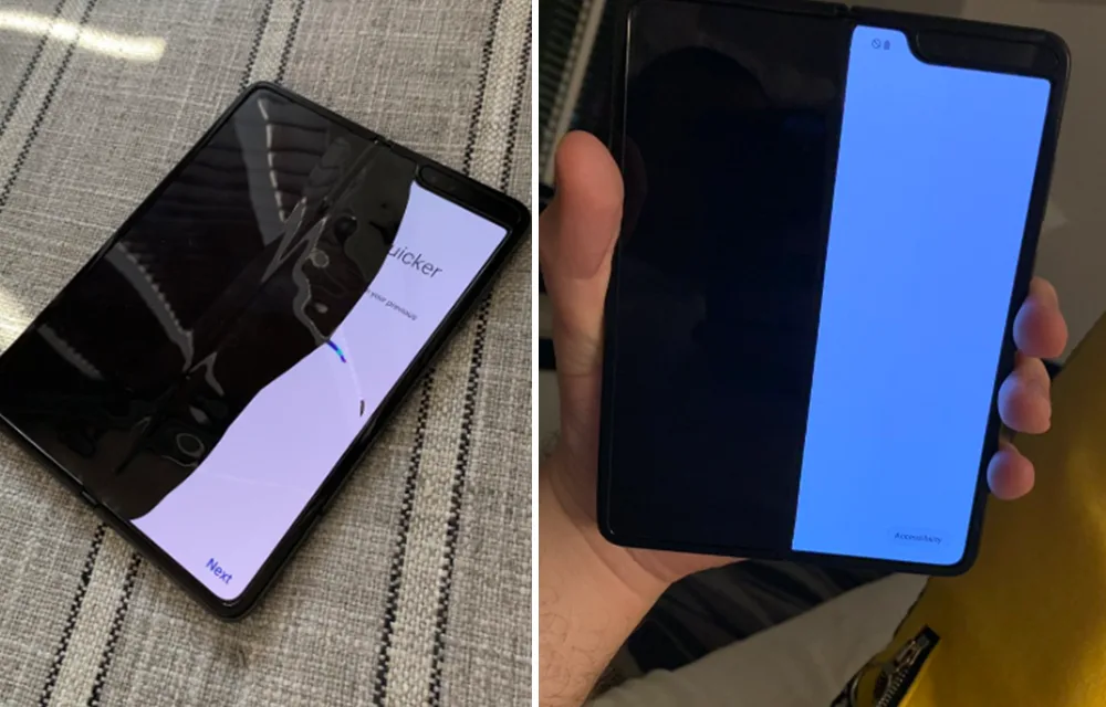 Samsung’s new foldable smartphones are already breaking
