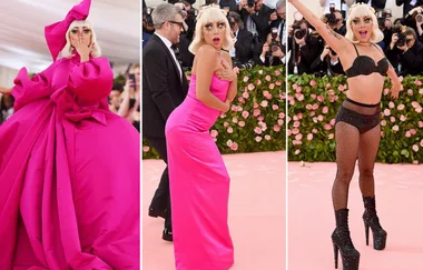 Lady Gaga stripped off into 4 outfits walking down the Met Gala red carpet