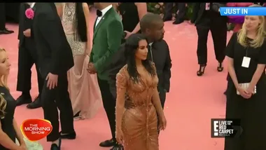 WATCH: Kim Kardashian struggles to walk in Met Gala dress